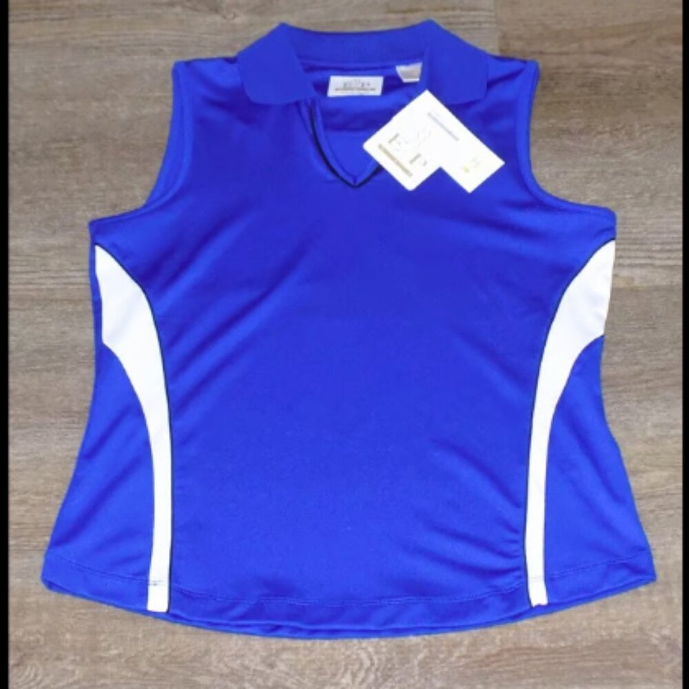 New $70 EP Pro Tour Tech Small Cobalt Blue Sleeveless Athletic Top Golf Tennis
